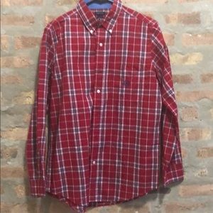 Chaps Plaid Button Up Shirt